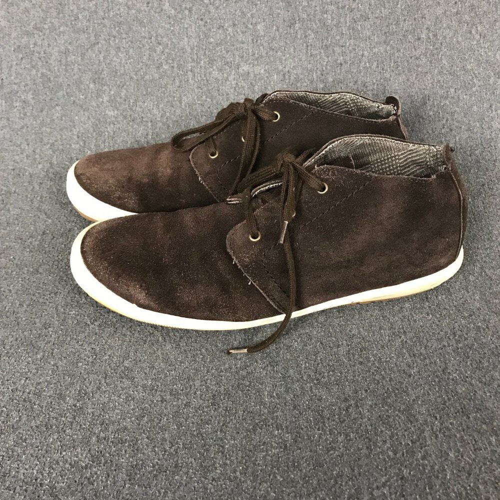 Men's Size 9.5 Steve Madden Distressed Brown Suede Lace Up Chukka Boots - Picture 4 of 5